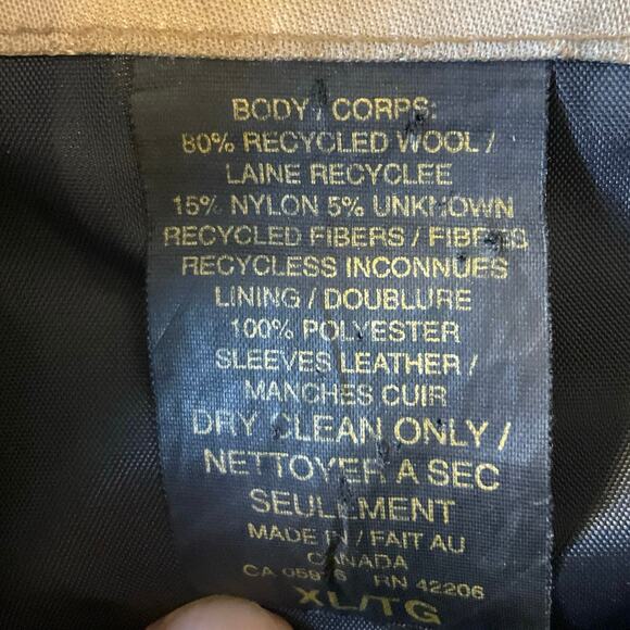 iD Wear Tostitos Fiesta Bowl Bomber Jacket Wool Blend Leather Sleeve Size XL - Picture 6 of 8